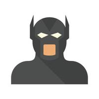 Movie superhero icon flat isolated vector