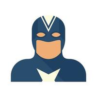 Fantasy superhero icon flat isolated vector