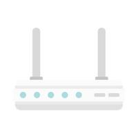 Gateway router icon flat isolated vector