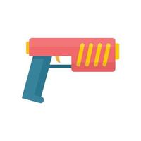 Fantástico blaster icono plano aislado vector