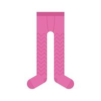 Girl tights icon flat isolated vector