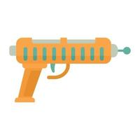 retro blaster icono plano aislado vector