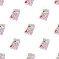 Calculator pattern seamless vector