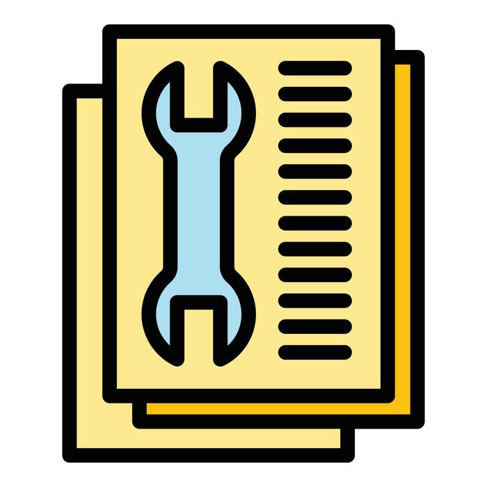 Technical Manual Vector Art, Icons, and Graphics for Free Download