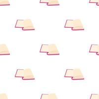 Opened book pattern seamless vector
