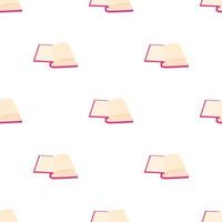 Opened book pattern seamless vector