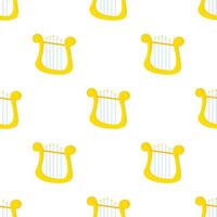 Lyre pattern seamless vector