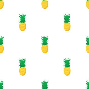 patrón de piña vector sin costura