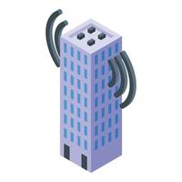 Office internet provider icon isometric vector. Call server vector