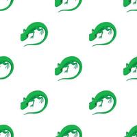 Lizard pattern seamless vector