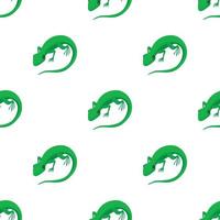 Lizard pattern seamless vector