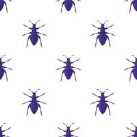 Bug pattern seamless vector