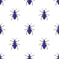 Bug pattern seamless vector