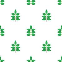 Rowan leaf pattern seamless vector