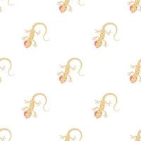 Lizard pattern seamless vector