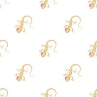 Lizard pattern seamless vector