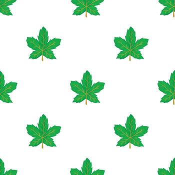 Maple leaf pattern seamless vector