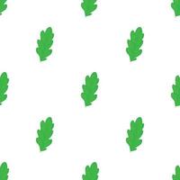 Oak leaf pattern seamless vector