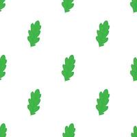 Oak leaf pattern seamless vector