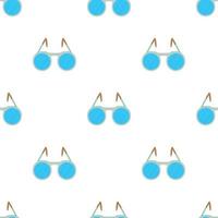 Glasses with round lenses pattern seamless vector