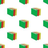 Stack of books pattern seamless vector