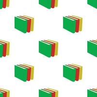 Stack of books pattern seamless vector