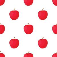 Red apple pattern seamless vector