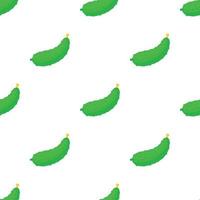 Cucumber pattern seamless vector