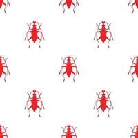 Bug pattern seamless vector