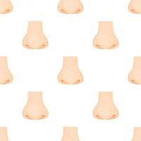 Human nose pattern seamless vector
