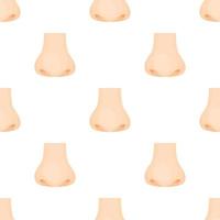 Human nose pattern seamless vector