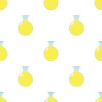 Flask of Luminous liquid pattern seamless vector