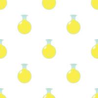 Flask of Luminous liquid pattern seamless vector