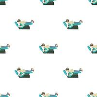 Vr simulator pattern seamless vector