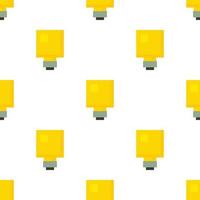 Square light bulb pattern seamless vector