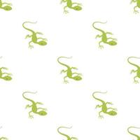 Little lizard pattern seamless vector