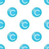 Celsius pattern seamless vector