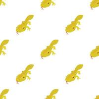 Spotted lizard pattern seamless vector