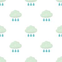 Rain pattern seamless vector