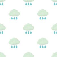 Rain pattern seamless vector