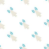 Touching arrow pattern seamless vector