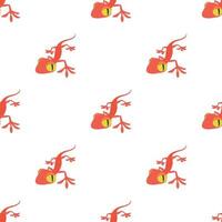 Gecko pattern seamless vector