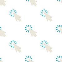 Pointing arrow pattern seamless vector