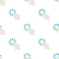 Pointing arrow pattern seamless vector