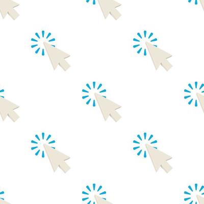 Pointing arrow pattern seamless vector