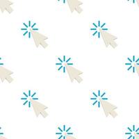 Touching pointer pattern seamless vector