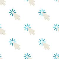 Touching pointer pattern seamless vector