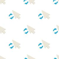 Loading pointer pattern seamless vector
