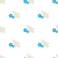 Working pointer pattern seamless vector