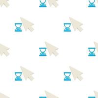 Timing pointer pattern seamless vector